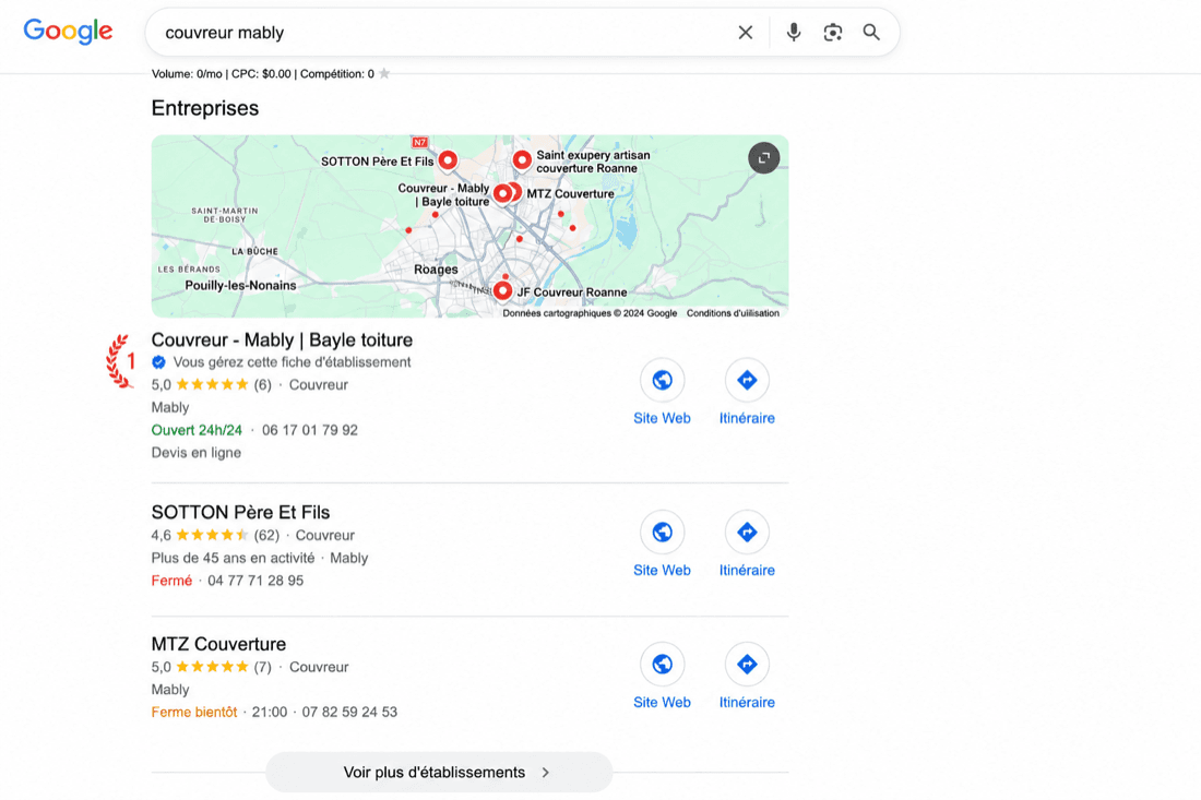 Couvreur - Mably | Bayle toiture classée numéro 1 sur Google pour la recherche couvreur mably
